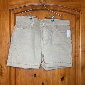 Gap Women’s Tan/Taupe Denim Shorts, size: 16/33 R